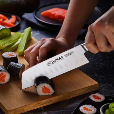 Couteau Mini-Santoku 14 cm Chêne vert - SIGNATURE