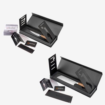 Coffret SIGNATURE Chêne Vert - Santoku 18 cm et Office 10 cm